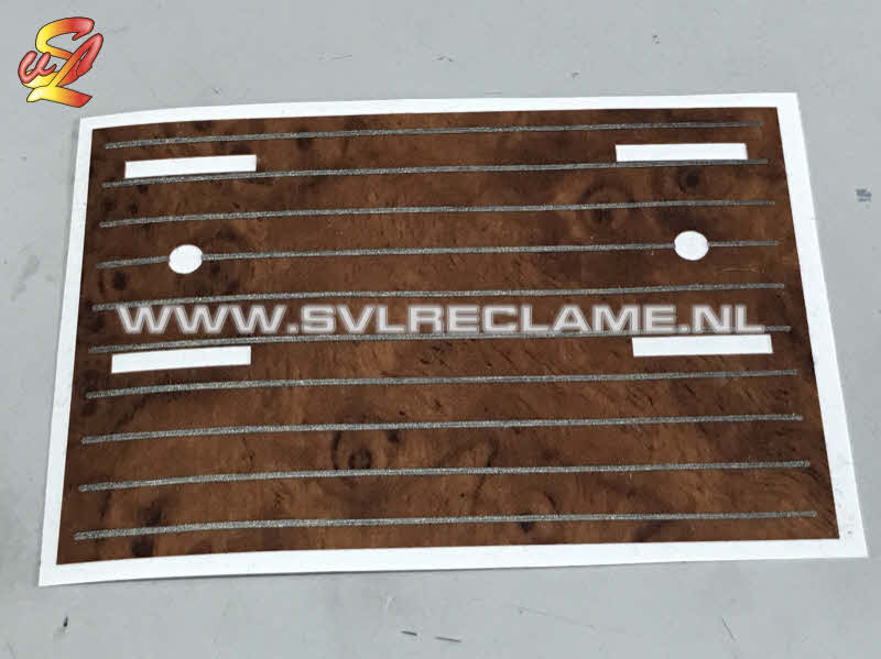 Wood floor decal for Grand / King Hauler (Hout sticker voor de vloer