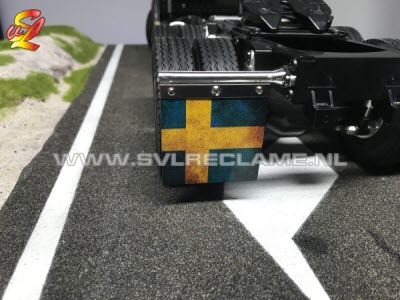 mudflap sweden zweden sverige flag vlag for tamiya grand king knight hauler cascadia aeromax 1 14 rc truck www_svlreclame_nl_20200617145635