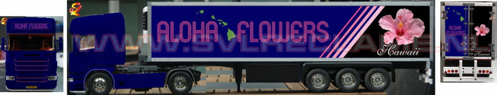 tamiya reefer trailer oplegger auflieger decals sticker selbkleber strepen flower blumen bloemen plumeria hawaii 0024 www_svlreclame_nl_20200617145634